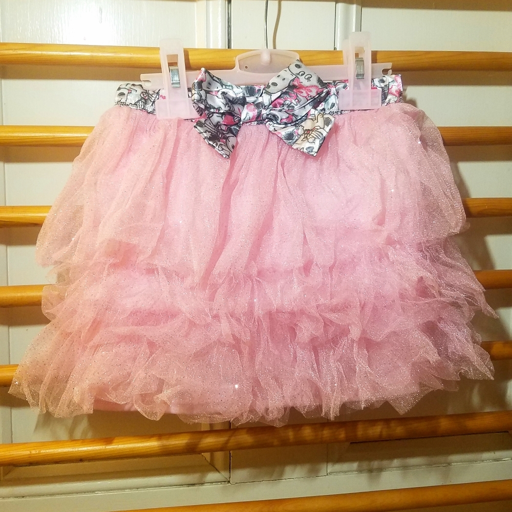 Poofy Cotton Candy Pink Rumba Tutu Skirt 5t Snoopy